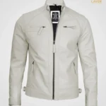 Cafe-Racer-Style-Off-white-Leather-Jacket-Men-Quilted
