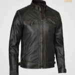 Men's-Cafe-Racer-Leather-Jacket-Rub-off-Brown-2