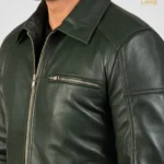 Men's-Green-Lavendard-Biker-Leather-Jacket-2